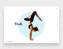 Yoga Studio Concept Design Web Template