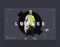 LoeQee Ecommerce Web Design Concept