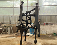 朱峰雕塑Zhu Feng sculpture 《生机系列》