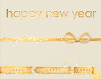 Happy New Year Graphic Elements Concept