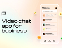 Video Chat App for Business. UI/UX Design