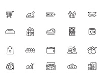 Grocery Store Icons