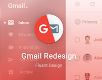 Gmail Redesign- Fluent Design
