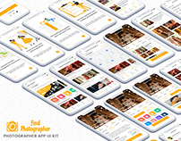 Find Photographer App UI Kit