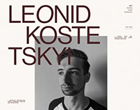 Leonid Kostetskyi Portfolio 2021