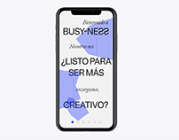 Busy-ness App. Design Sprint