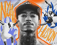 Nyjah Huston Sketched Out Graphic