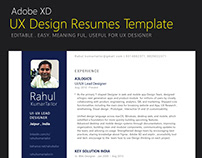 UX Design Resumes