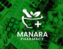 Manara Pharmacy Logo Design