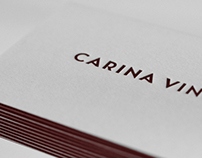 Carina Vinke - Minimalistic letterpress business cards