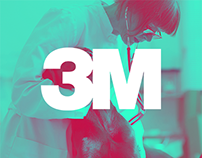 3M - corporate website, using new visual identity