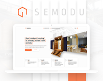 Semodu construction website redesign