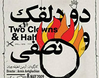 Two Clowns & Half, Theater poster