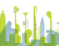 NYU 2012 Jazz Festival Poster
