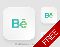 Free Icon App Mock-Up