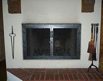 Custom Fireplace Screen