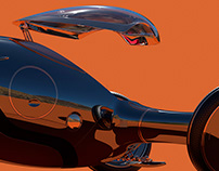 Retro Futurism Concept Car 2020