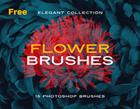 Elegant Flower: Free Photoshop Brushes