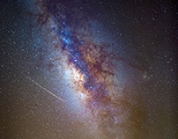 Milkyway and a Meteor