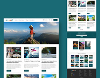 Travel Blog Website Design