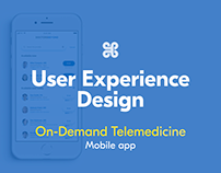On-demand telemedicine mobile app