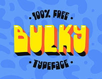 «Bulky» free typeface