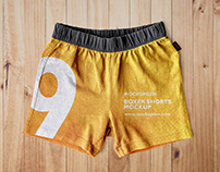 Free Boxer Shorts Mockup PSD Template