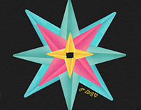 Origami Star Doodle
