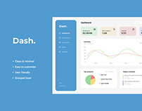 Dash - Minimalist Dashboard