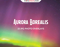 33 Aurora Borealis Photo Overlays