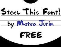 Steal This Font! font | FREE