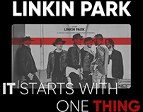 LINKIN PARK, website concept.