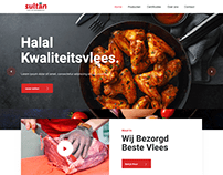 Sultan Halal Meet Shop Website design