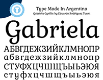 Gabriela Cyrillic- Free Google Web Font