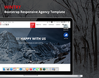 WINTRY - Bootstrap Responsive Agency Template(Free PSD)