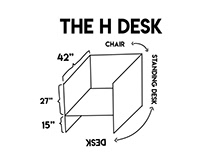 The H Desk