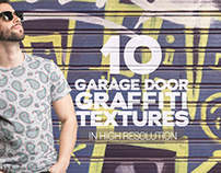 Garage Door Grafitti Textures x10