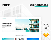 DigitalEstate - Free sketch & ux designs marketplace