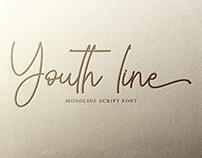 Youth Line - MONOLINE SCRIPT FONT