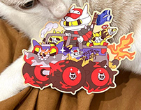 Missing The Cat Stickers pack