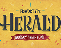 Herald Bouncy Typeface