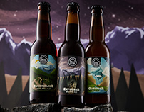 Peak River Craft Beers - Packaging & Logo Design