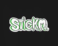 Stickm logo design