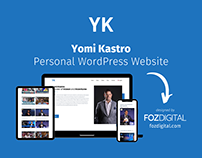 Yomi Kastro’s Personal One Page Wordpress Web Site