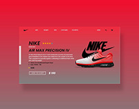 Nike Shopping Web Design. .