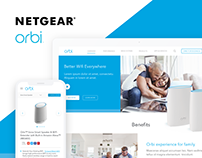 Netgear Orbi Website Design