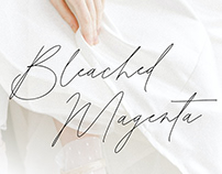 Bleached Magenta An Elegant Handwritten Font