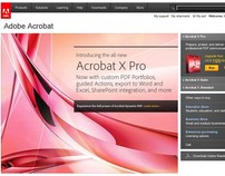 WEBSITE: Adobe Acrobat X Launch
