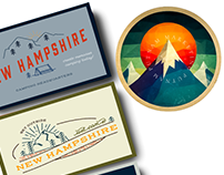 New Hampshire Camping Postcard