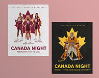 Canada Night Promotional Graphics Campaign